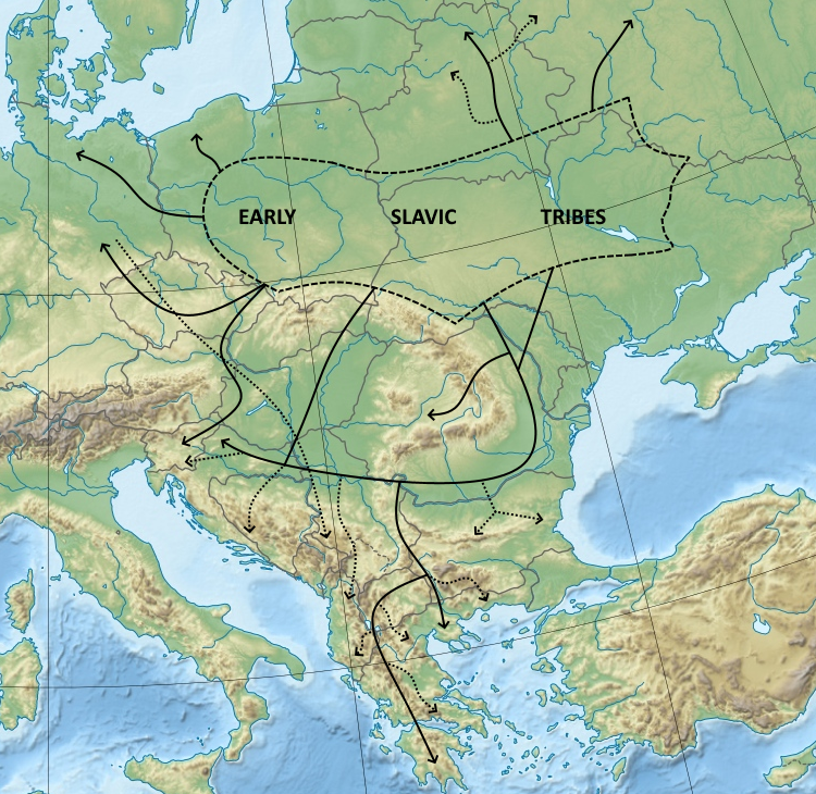 Migration of Early Slavs